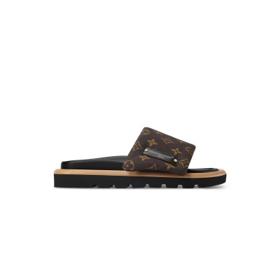 LOUIS VUITTON POOL PILLOW FLAT COMFORT MULE 1AAEBY